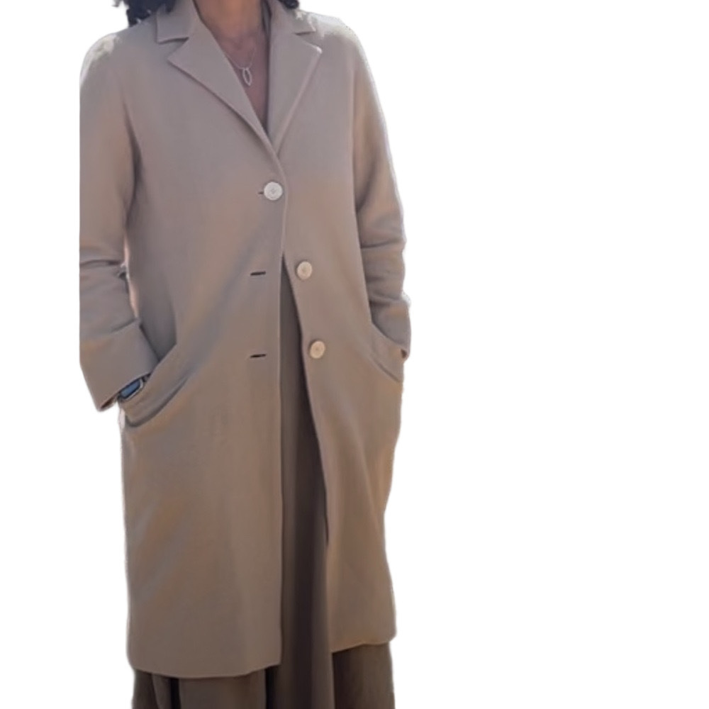 Vintage Missoni Wool Coat - Beige - (S)– Timeless, Minimalist, Elegant - Picture 11 of 11